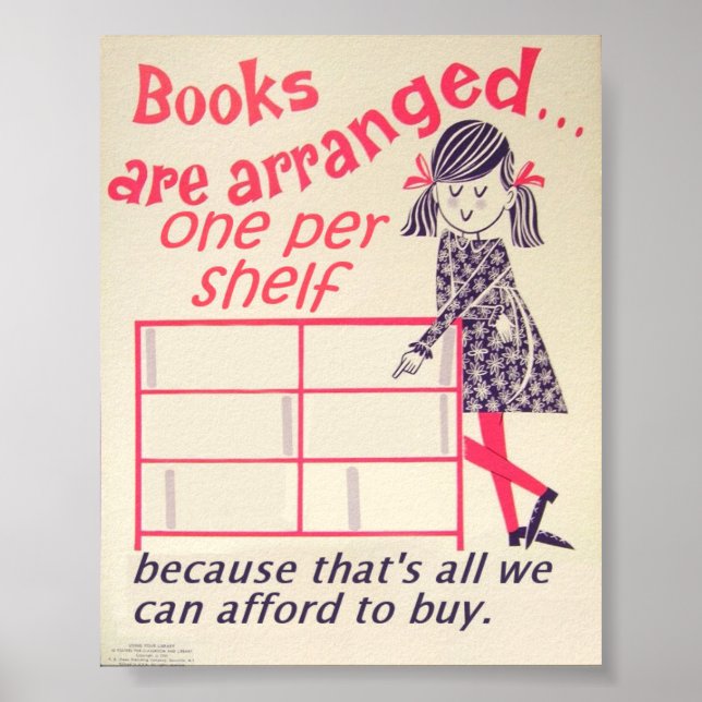 Bücher arrangierten Plakat (Vorne)