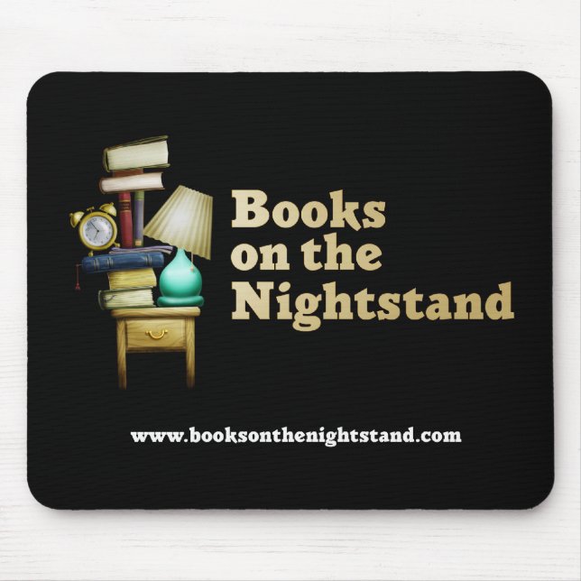 Bücher auf dem Nightstand Mousepad (Vorne)