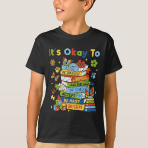 Bücher Autismus-Bewusstsein Kokette Es Ist Ok Für T-Shirt