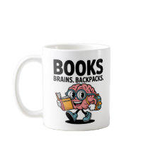 Bücher Brains Rucksäcke Kawaii Brain Reading Schoo