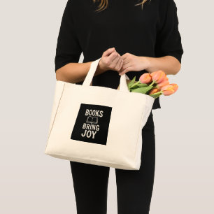 Bücher bringen Freude - Geschenke für Leser & Buch Mini Stoffbeutel