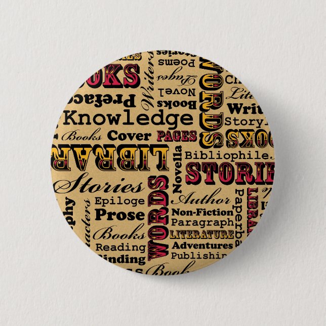 Bücher Bücher Bücher! Button (Vorderseite)