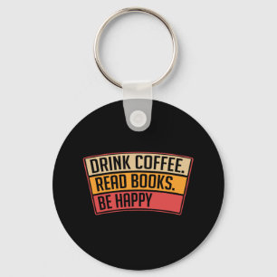 Bücher - Bücher zum Kaffee trinken, Geschenke buch Schlüsselanhänger