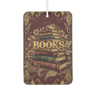 Bücher Bücherliebhaber Schriftsteller Leser Biblio Autolufterfrischer