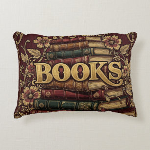 Bücher Bücherliebhaber Schriftsteller Leser Biblio Dekokissen