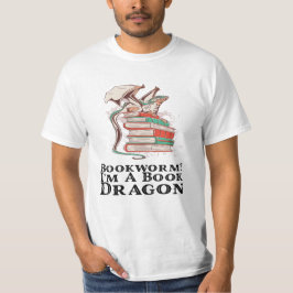 Bücher - Bücherwurm? Ich bin Buchdrache T-Shirt