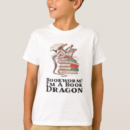 Bücher - Buchwurm? Ich bin ein Buchdrache T-Shirt