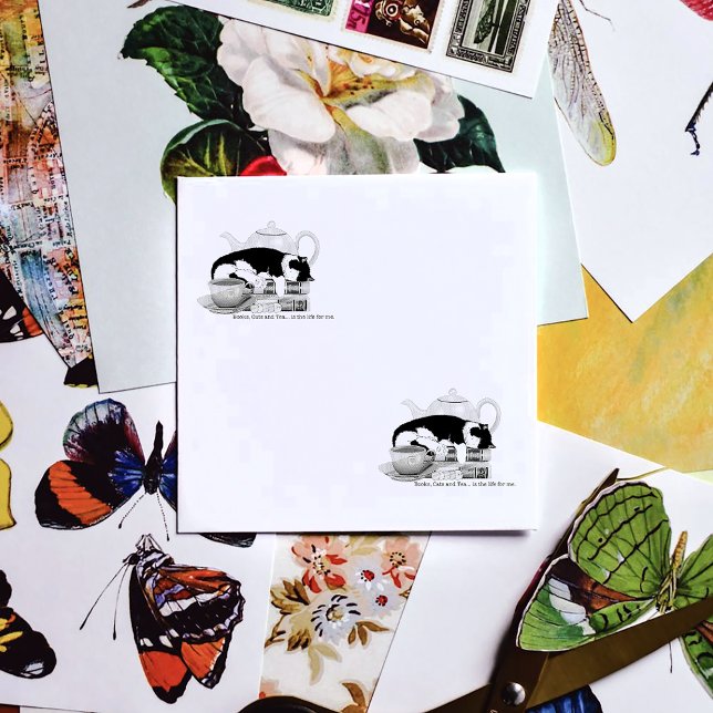 Bücher Cat Tee Niedlich Gummistempel (Von Creator hochgeladen)