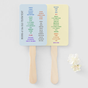 Bücher der Bibel-Handfans Fächer