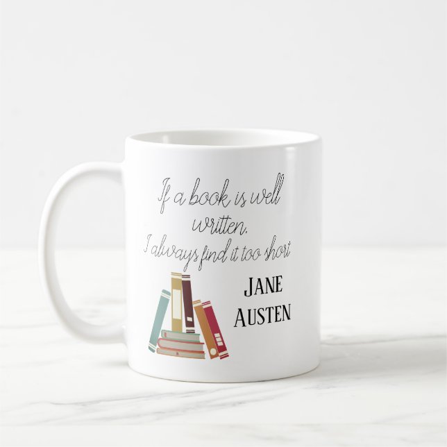 Bücher durch Austen Tasse (Links)