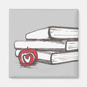 Bücher + Ein Magnet   Apples   kundengerecht