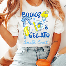 Bücher & Eis Amalfi-Küste Retro Italienliebhaber