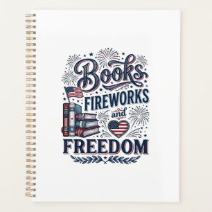 Bücher Feuerwerk und Freiheit Patriotischer Leser- Planer