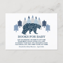 Bücher für Baby-Baby-Boy-Bekleidungskarte Einladung