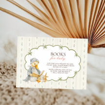 Bücher für Baby-Beilagekarte Alberner Gockel