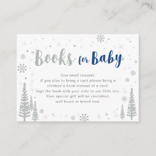 Bücher für Baby, Buchwunsch, Baby Shower Aktivität Begleitkarte