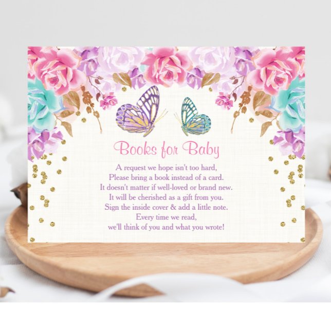 Bücher für Baby, Butterfly-Buchanfragen Begleitkarte (Von Creator hochgeladen)