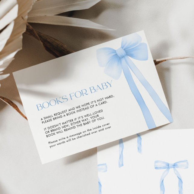 Bücher für Baby Card Blue Books Begleitkarte (Von Creator hochgeladen)