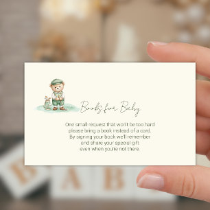 Bücher für Baby Cute Bear Golfen Begleitkarte