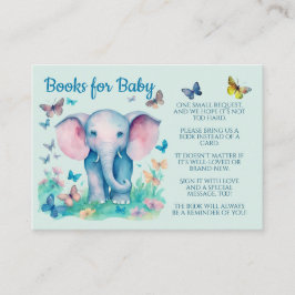 Bücher für Baby Elephant Begleitkarte