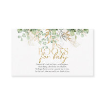 Bücher für Baby Eucalyptus Greenery Baby Shower