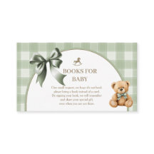 Bücher für Baby im eleganten Stil mit Teddybär und