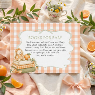 Bücher für Baby Little Cutie Baby Shower Begleitkarte