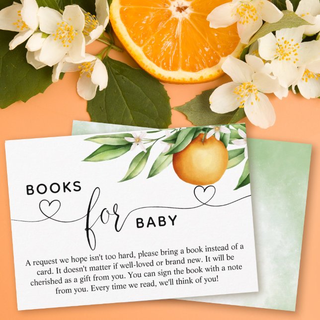 Bücher für Baby Little Süsse Baby Shower Begleitkarte (Von Creator hochgeladen)