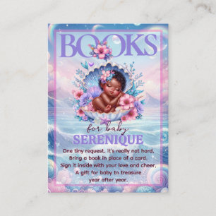 Bücher für Baby Pastell-Muschel-Baby-Party Begleitkarte