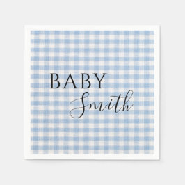 Bücher für Baby Q Baby Dusche Barbecue Boy Blue Serviette