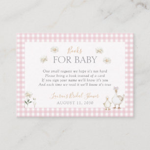 Bücher für Baby Silly Goose Whimsical Pink Babypar Begleitkarte