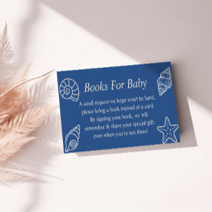 Bücher für Baby Unter dem Meer Baby-Party Begleitkarte