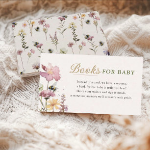 Bücher für Baby Wasserfarbe Wildblumen Sprinkle Begleitkarte