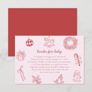 Bücher für Baby whimsical Weihnachten Winter Mädch Begleitkarte