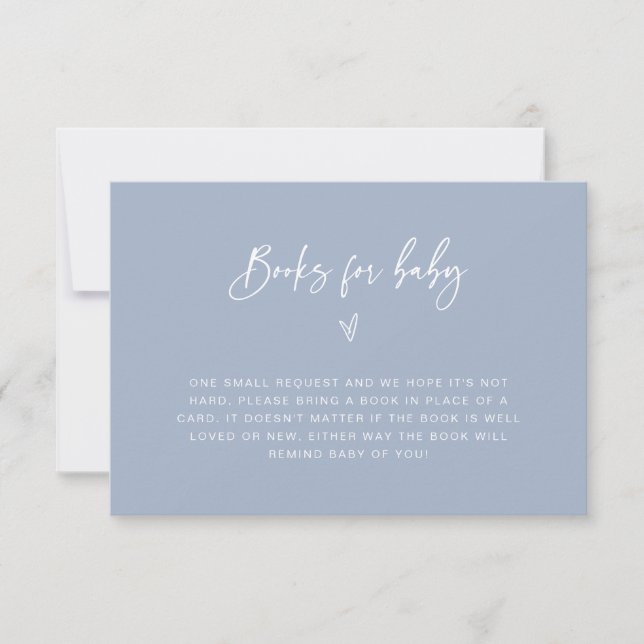 Bücher für Babyduschenschließungskarte F201 Save The Date (Vorderseite)