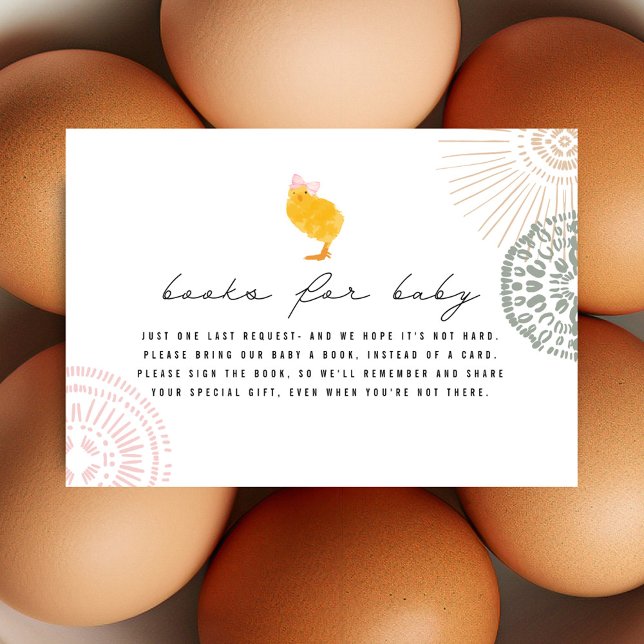 Bücher für Babymädchen Einladung (Von Creator hochgeladen)