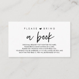 Bücher für das Baby, Moderne Bitte ein Buch mitbri Begleitkarte