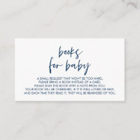 Bücher für das Baby, Moderne Minimal Navy Blue