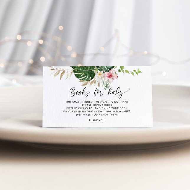 Bücher für den tropischen Hibiskus Begleitkarte (Von Creator hochgeladen)