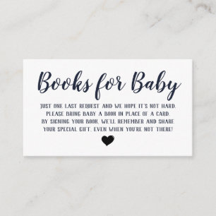 Bücher für die Babyverpackungskarte Begleitkarte