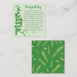 Bücher für die süße Erbse Begleitkarte