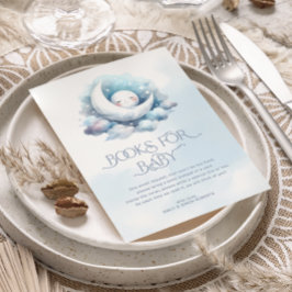 Bücher für junge elegante Typografie Crescent Moon Dankeskarte