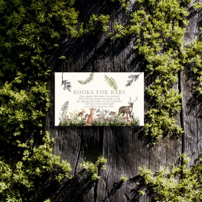 Bücher für junge Waldtiere Begleitkarte (Von Creator hochgeladen)