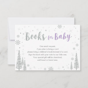 Bücher fürs Baby, Buchwunsch, Baby Shower Aktivitä Einladung