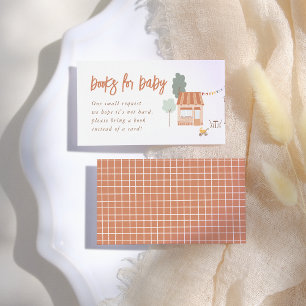 Bücher fürs Baby Es braucht ein Dorf Baby Shower Begleitkarte