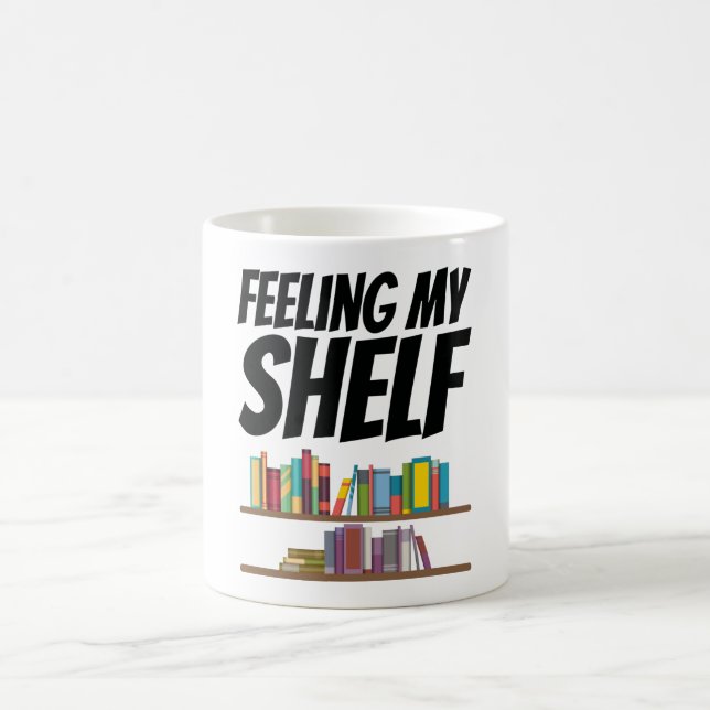 Bücher - Gefühl mein Regal Kaffeetasse (Mittel)