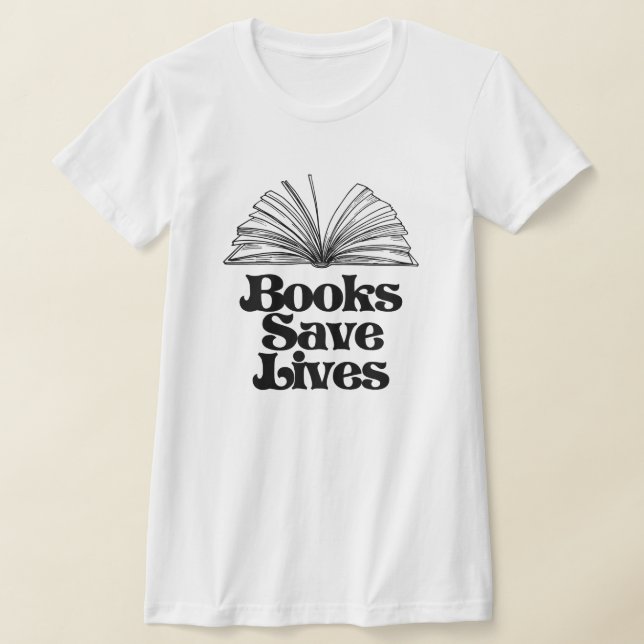 Bücher Gerettet Leben T-Shirt (Ablage )