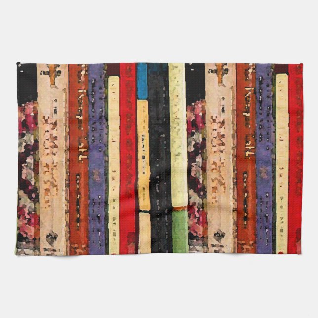 Bücher Geschirrtuch (Horizontal)