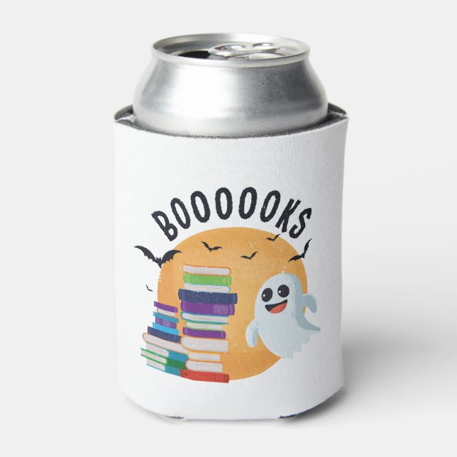 Bücher Halloween, Bücher Niedlich Halloween Dosenkühler (Kanne Vorderseite)