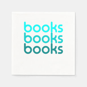 Bücher I Liebe Lesen von Büchern Serviette